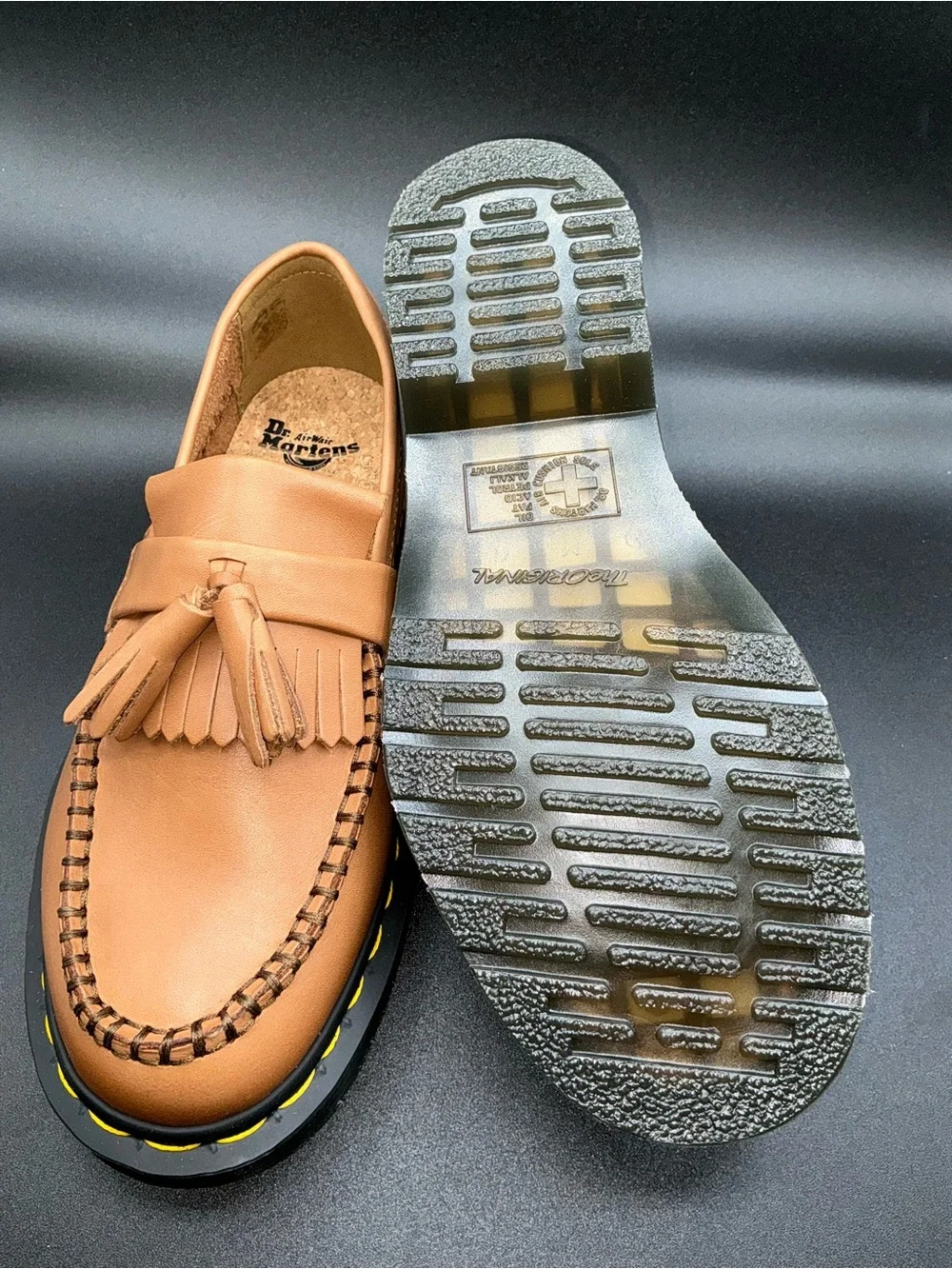 Dr. Martens tan leather